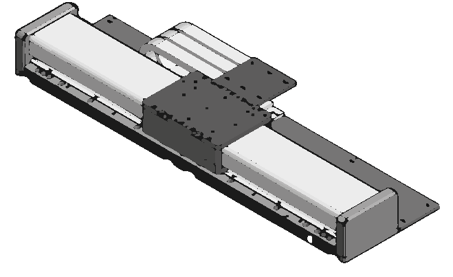 ALIO - Micron 2 Stages - micron II Linear Motion Single Rail X
